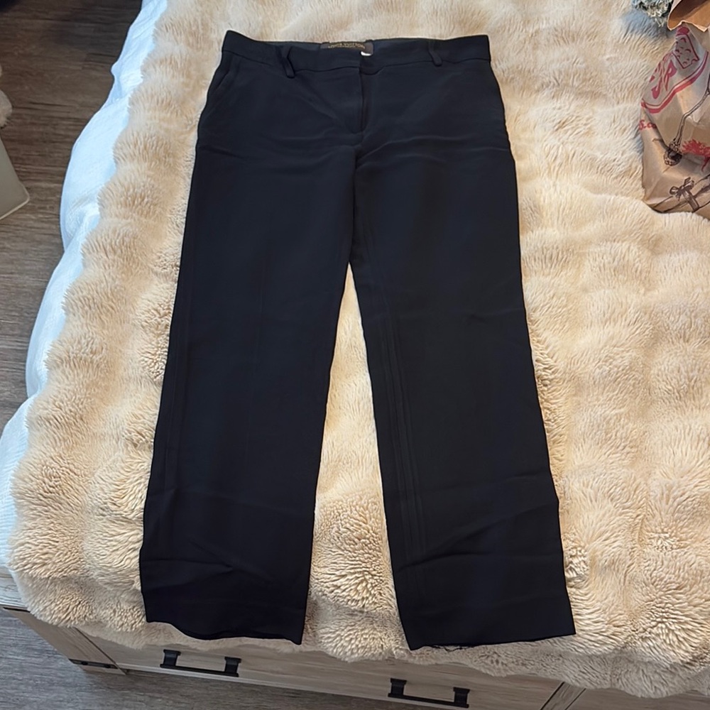 Genuine Louis Vuitton Black Trousers